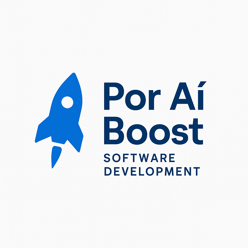 Por Aí Boost Logo